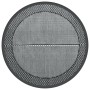 Outdoor gray PP Ø120 cm carpet by vidaXL, Outdoor protectors - Ref: Foro24-368458, Price: 18,99 €, Discount: %