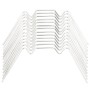 Clips para invernadero 50 unidades tipo de W acero galvanizado de vidaXL, Accesorios de jardinería - Ref: Foro24-4009384, Pre...