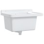 Fregadero lavabo de pared resina blanco 50x35x24 cm de vidaXL, Fregaderos - Ref: Foro24-4002794, Precio: 57,45 €, Descuento: %