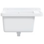 Fregadero lavabo de pared resina blanco 50x35x24 cm de vidaXL, Fregaderos - Ref: Foro24-4002794, Precio: 57,45 €, Descuento: %