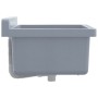 Fregadero lavabo de pared resina gris 40x40x24 cm de vidaXL, Fregaderos - Ref: Foro24-4002796, Precio: 54,28 €, Descuento: %