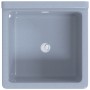 Fregadero lavabo de pared resina gris 40x40x24 cm de vidaXL, Fregaderos - Ref: Foro24-4002796, Precio: 54,28 €, Descuento: %