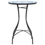 Blue and white ceramic mosaic bistro table Ø50x70 cm by vidaXL, Garden tables - Ref: Foro24-4003399, Price: 79,99 €, Discount: %