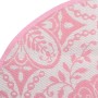 Outdoor pink PP rug Ø120 cm by vidaXL, Outdoor protectors - Ref: Foro24-368502, Price: 21,99 €, Discount: %