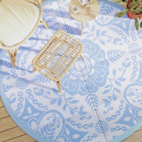 Outdoor carpet in baby blue PP Ø200 cm by vidaXL, Outdoor protectors - Ref: Foro24-368500, Price: 39,99 €, Discount: %