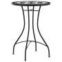 Black and white ceramic mosaic bistro table Ø50x70 cm by vidaXL, Garden tables - Ref: Foro24-4003400, Price: 79,79 €, Discoun...