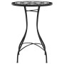 Black and white ceramic mosaic bistro table Ø50x70 cm by vidaXL, Garden tables - Ref: Foro24-4003400, Price: 79,79 €, Discoun...