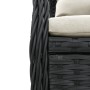 Tisch und Stühle mit Kissen 3 Stück synthetisches Rattan schwarz von vidaXL, Gartensets - Ref: Foro24-3262765, Preis: 306,42 ...