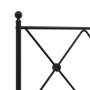 Cabecero de metal negro 107 cm de vidaXL, Cabeceros y pies de cama - Ref: Foro24-376532, Precio: 36,80 €, Descuento: %