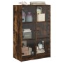 Aparador alto con puertas madera roble ahumado 68x37x109 cm de vidaXL, Aparadores - Ref: Foro24-3295854, Precio: 117,99 €, De...