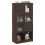 Tall sideboard with oak brown wood doors 68x37x142 cm by vidaXL, Sideboards - Ref: Foro24-3295863, Price: 130,41 €, Discount: %