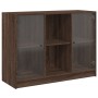 Aparador madera de ingeniería marrón roble 102x37x75,5 cm de vidaXL, Aparadores - Ref: Foro24-3295877, Precio: 102,44 €, Desc...