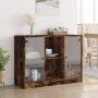 Engineered wood smoked oak sideboard 102x37x75.5 cm by vidaXL, Sideboards - Ref: Foro24-3295875, Price: 102,33 €, Discount: %