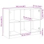 Aparador madera de ingeniería roble ahumado 102x37x75,5 cm de vidaXL, Aparadores - Ref: Foro24-3295875, Precio: 102,33 €, Des...