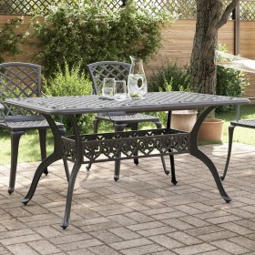 Garden table made of black cast aluminum, 150x90x72 cm. by vidaXL, Garden tables - Ref: Foro24-4002804, Price: 422,41 €, Disc...