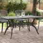 Mesa de jardín aluminio fundido negro 150x90x72 cm de vidaXL, Mesas de jardín - Ref: Foro24-4002804, Precio: 422,41 €, Descue...