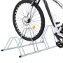 Support for 4 bicycles, independent floor stand, galvanized steel. by vidaXL, Bases and supports for storing bicycles - Ref: ...