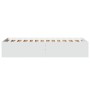 Estructura de cama madera de ingeniería blanca 75x190 cm de vidaXL, Camas y somieres - Ref: Foro24-841986, Precio: 76,96 €, D...