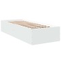 Estructura de cama madera de ingeniería blanca 75x190 cm de vidaXL, Camas y somieres - Ref: Foro24-841986, Precio: 76,96 €, D...