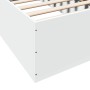 Estructura de cama madera de ingeniería blanca 75x190 cm de vidaXL, Camas y somieres - Ref: Foro24-841986, Precio: 76,96 €, D...