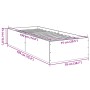 Estructura de cama madera de ingeniería blanca 75x190 cm de vidaXL, Camas y somieres - Ref: Foro24-841986, Precio: 76,96 €, D...