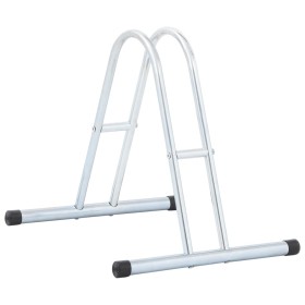 Support for 1 bicycle, independent floor stand, galvanized steel by vidaXL, Bases and supports for storing bicycles - Ref: Fo...