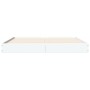 Estructura de cama madera de ingeniería blanca 150x200 cm de vidaXL, Camas y somieres - Ref: Foro24-842014, Precio: 95,80 €, ...