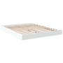 White engineered wood bed frame 150x200 cm by vidaXL, Beds and slatted bases - Ref: Foro24-842014, Price: 95,99 €, Discount: %