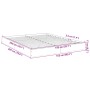 Estructura de cama madera de ingeniería blanca 150x200 cm de vidaXL, Camas y somieres - Ref: Foro24-842014, Precio: 95,80 €, ...