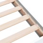 White engineered wood bed frame 90x200 cm by vidaXL, Beds and slatted bases - Ref: Foro24-842063, Price: 75,50 €, Discount: %