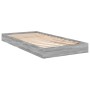 Sonoma gray engineered wood bed frame 90x200 cm by vidaXL, Beds and slatted bases - Ref: Foro24-842068, Price: 68,51 €, Disco...