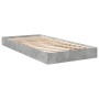 Estructura de cama madera de ingeniería gris hormigón 75x190 cm de vidaXL, Camas y somieres - Ref: Foro24-842080, Precio: 61,...