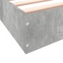 Estructura de cama madera de ingeniería gris hormigón 75x190 cm de vidaXL, Camas y somieres - Ref: Foro24-842080, Precio: 61,...