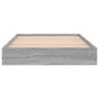 Estructura de cama madera de ingeniería gris Sonoma 75x190 cm de vidaXL, Camas y somieres - Ref: Foro24-842082, Precio: 64,07...