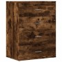 Display cabinets 2 units engineered wood smoked oak 60x39x80 cm by vidaXL, Sideboards - Ref: Foro24-3276627, Price: 193,71 €,...