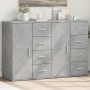 2 gray concrete effect engineered wood sideboards 59x39x80 cm by vidaXL, Sideboards - Ref: Foro24-3276633, Price: 190,16 €, D...