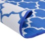 Outdoor blue PP Ø200 cm carpet by vidaXL, Outdoor protectors - Ref: Foro24-368540, Price: 39,08 €, Discount: %