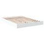 Estructura de cama madera de ingeniería blanca 140x200 cm de vidaXL, Camas y somieres - Ref: Foro24-842021, Precio: 101,36 €,...