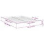 Estructura de cama madera de ingeniería blanca 135x190 cm de vidaXL, Camas y somieres - Ref: Foro24-842042, Precio: 89,69 €, ...