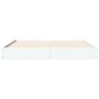 Estructura de cama madera de ingeniería blanca 120x190 cm de vidaXL, Camas y somieres - Ref: Foro24-842049, Precio: 87,17 €, ...