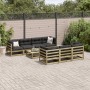 Set Gartensofas 8-teilig mit Kissen aus imprägniertem Zirbenholz von vidaXL, Gartensets - Ref: Foro24-3299327, Preis: 831,03 ...