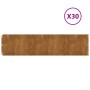 Bordes de césped acero corten flexible 30 piezas 25x103 cm de vidaXL, Recortadoras de césped - Ref: Foro24-821897, Precio: 16...