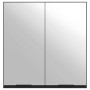 Bathroom cabinet with black engineered wood mirror 64x20x67 cm by vidaXL, Closets and storage - Ref: Foro24-833560, Price: 91...