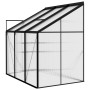 Anthracite grey aluminum greenhouse 3.8 m³ by vidaXL, Greenhouses - Ref: Foro24-49311, Price: 305,23 €, Discount: %