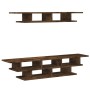 Engineered smoked oak wall TV furniture by vidaXL, TV Furniture - Ref: Foro24-840734, Price: 56,24 €, Discount: %