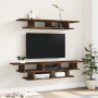 Engineered smoked oak wall TV furniture by vidaXL, TV Furniture - Ref: Foro24-840734, Price: 56,24 €, Discount: %