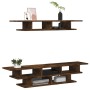 Engineered smoked oak wall TV furniture by vidaXL, TV Furniture - Ref: Foro24-840734, Price: 56,24 €, Discount: %