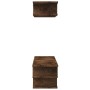 Engineered smoked oak wall TV furniture by vidaXL, TV Furniture - Ref: Foro24-840734, Price: 56,24 €, Discount: %