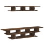 Engineered smoked oak wall TV furniture by vidaXL, TV Furniture - Ref: Foro24-840734, Price: 56,24 €, Discount: %