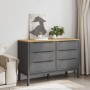 Comfortable FLORO solid pine wood dresser in gray. by vidaXL, Drawers - Ref: Foro24-374013, Price: 207,95 €, Discount: %